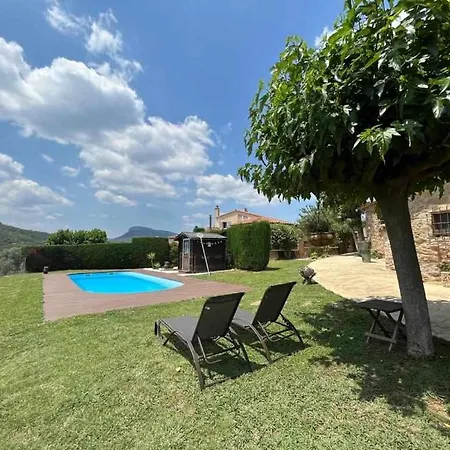 Дом отдыха Masia With Pool And Beautiful Views Near